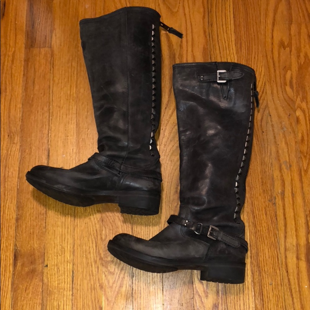Steve Madden Distressed Riding Boot